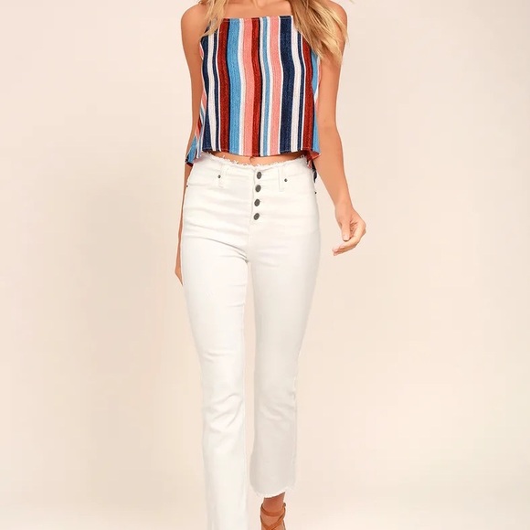 Lulus cropped halter top - Picture 2 of 4